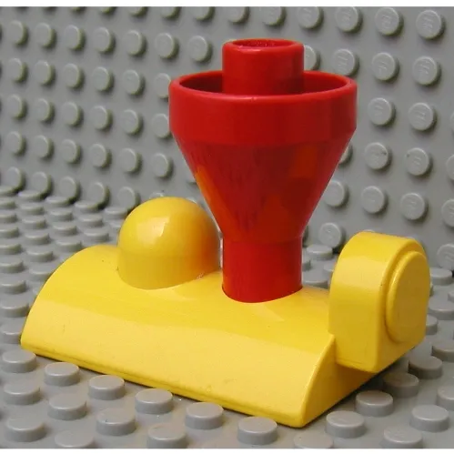 Duplo Train Steam Engine Funnel Top, Red Top