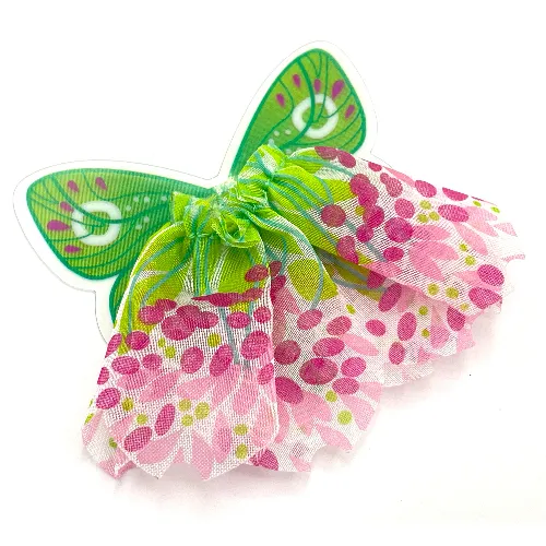 Belville, Skirt, with Fairy Wings with Butterfly Wing Details and Plant Print