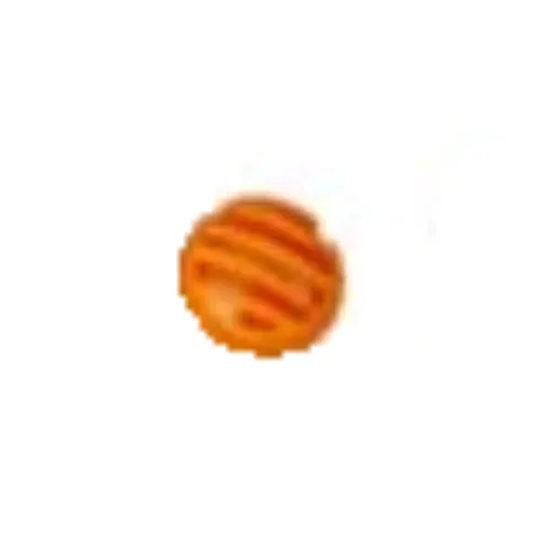 Clikits Icon, Round 2 x 2 Small Thin with Pin, Red Stripes Print