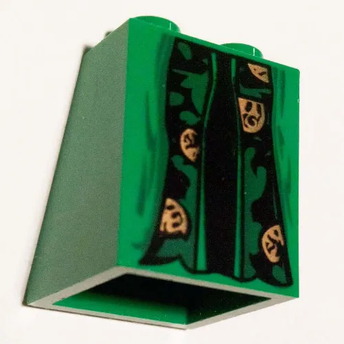 Slope 65° 2 x 2 x 2 Smooth without Bottom Tube and McGonagall Robe Print