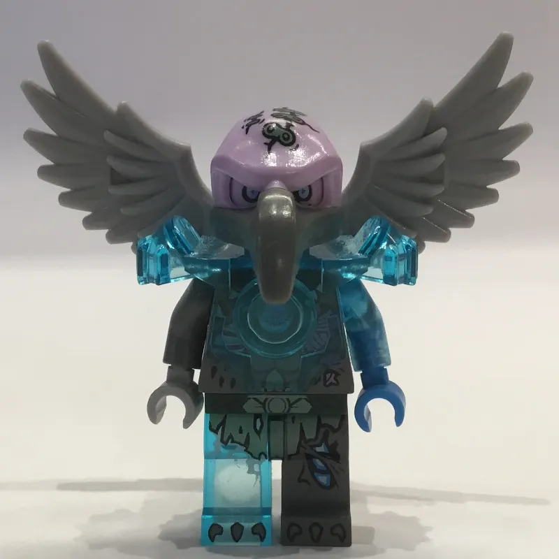 Vornon with Trans-Light Blue Large Shoulder Armor