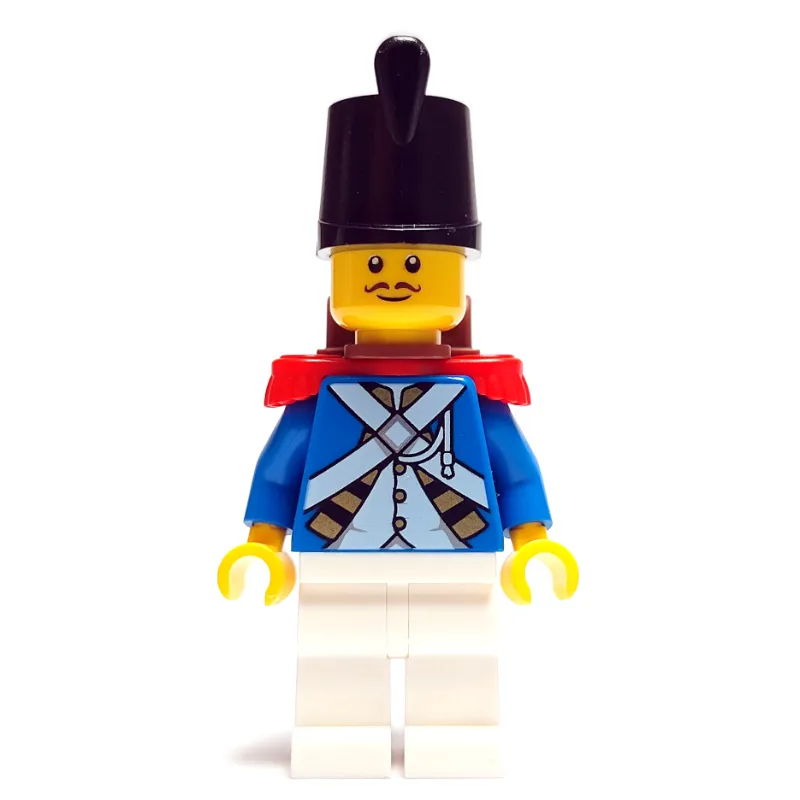 Soldier (Bluecoat) - Backpack, Red Epaulette, Black Moustache