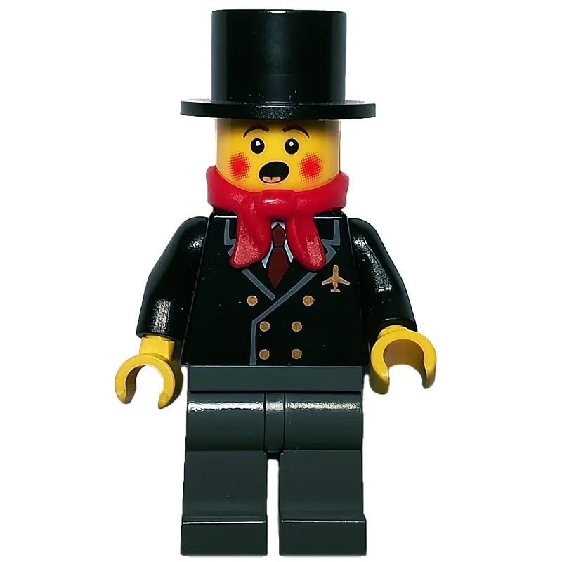 Caroler, Man, Jacket with Plane