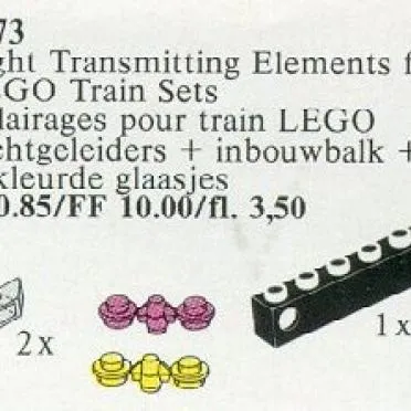 Light Transmitting Elements for Train Sets