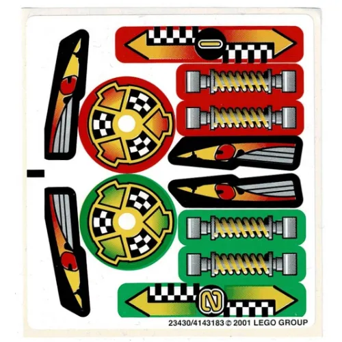 Sticker Sheet for Set 8241-1