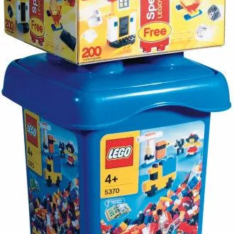 Large Make and Create Bucket with Special LEGO Bonus Bricks