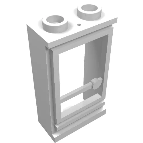 Door 1 x 2 x 3 Left with Hollow Studs, No Glass