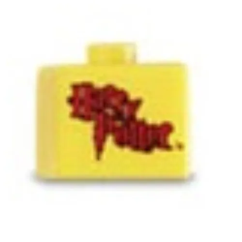 Pen Bead, Square with 'HARRY POTTER' Print