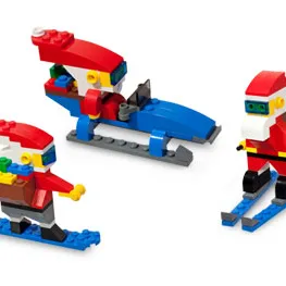 Santa Claus in the Snow