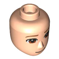 Minidoll Head Male Reddish Brown Eyes print