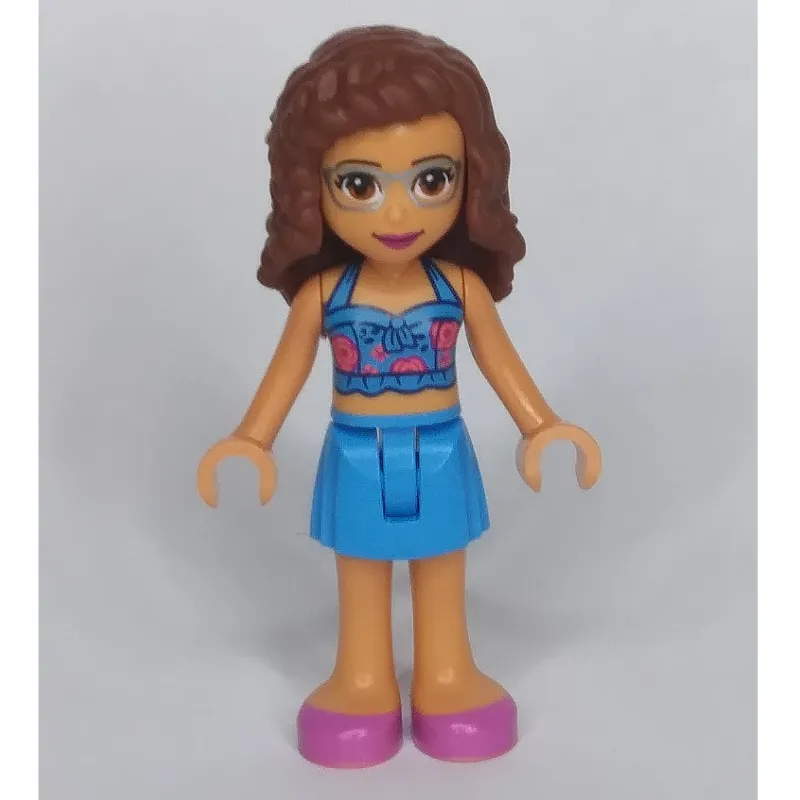 Olivia - Dark Azure Top, Dark Azure Skirt