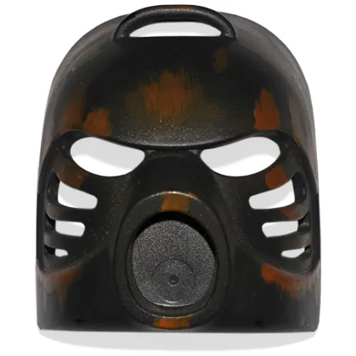 Large Figure Mask Hau Infected with Marbled Orange Pattern