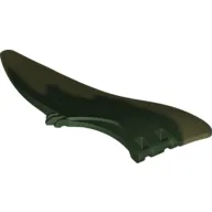 Animal Body Part, Dinosaur, Pteranodon Wing, Right with Marbled Olive Green Pattern