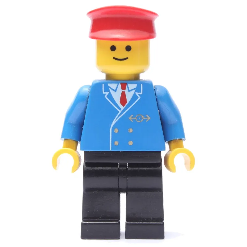 Conductor - Blue Jacket, Black Legs, Red Hat (3626a Head)