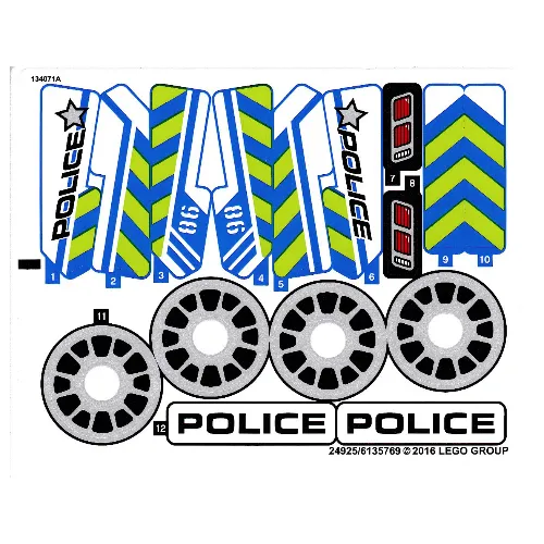 Sticker Sheet for Set 42047-1