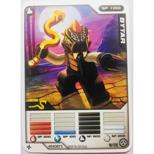 Trading Card, Ninjago Deck #2: 18 - Bytar - North American Version