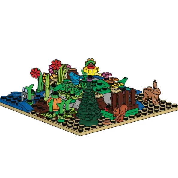 Botanical Minifigure Stand