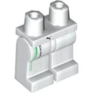 Hips and White Legs with Race Suit Dashed Lines, Puma and AMG Logos Print