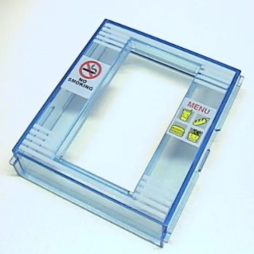 Door Frame 2 x 8 x 8 with Blinds and Menu Print