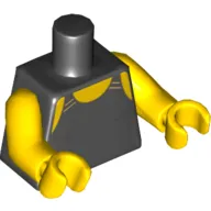 Torso, Swimsuit Print, Yellow Arms and Hands