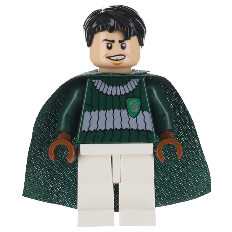 Marcus Flint, Dark Green, Dark Bluish Gray, and White Slytherin Quidditch Uniform - 3626c Head