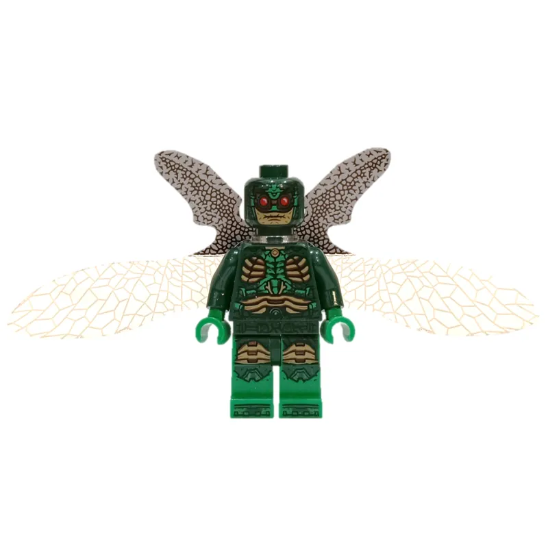 Parademon in Dark Green Outfit with Open Wings