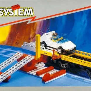 Car Transport Wagon with Car