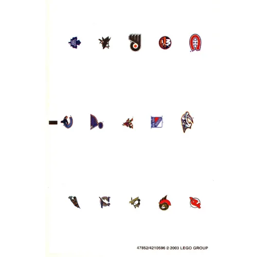 Sticker Sheet 1 for Sets 10127-1, 65182-1