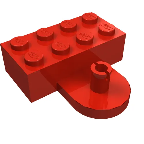 Brick Special 2 x 4 with Coupling, Male