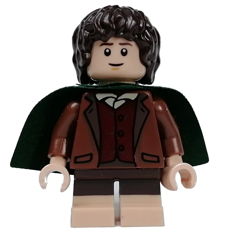 Frodo  - Dark Green Cape, Reddish Brown Torso