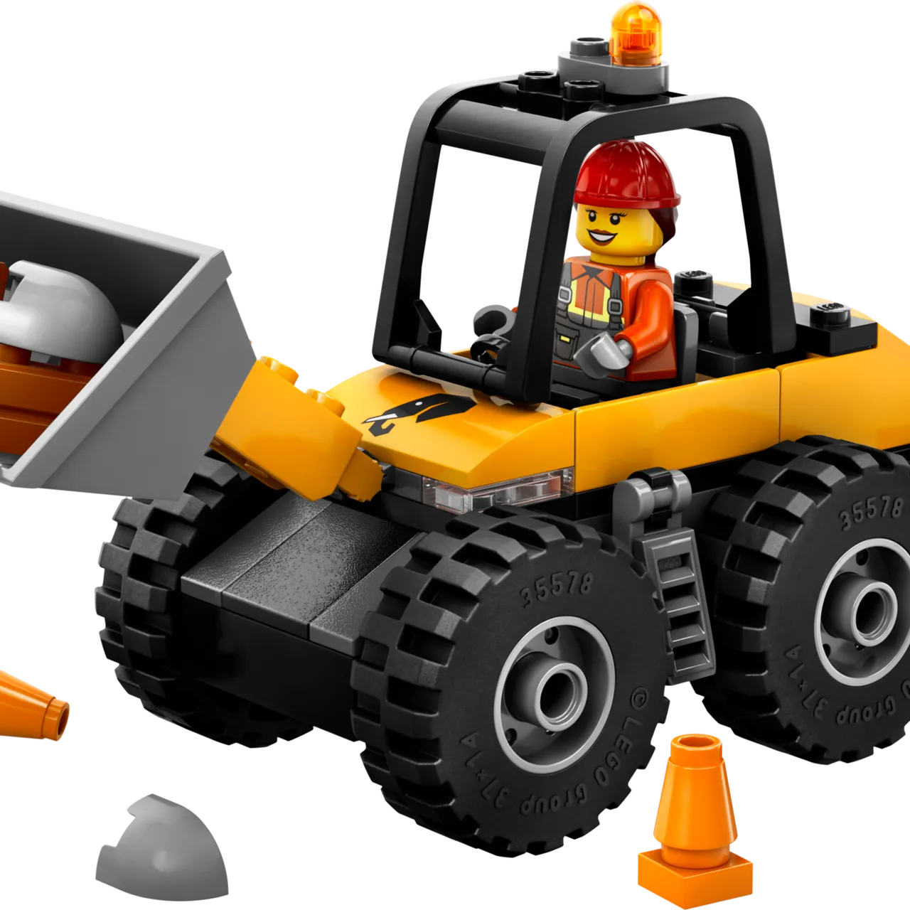 Yellow Construction Wheel Loader