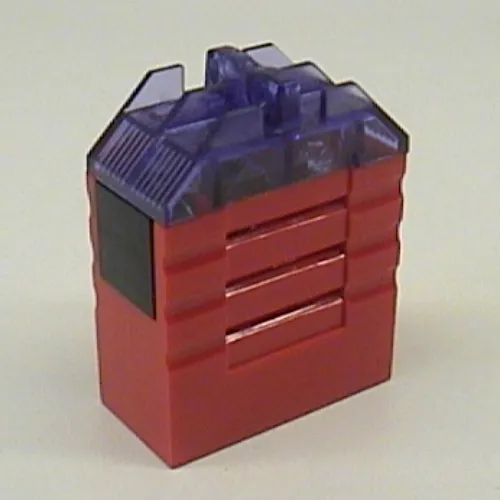 Light and Sound Brick 4 x 2 x 4 Siren with Trans-Purple Top