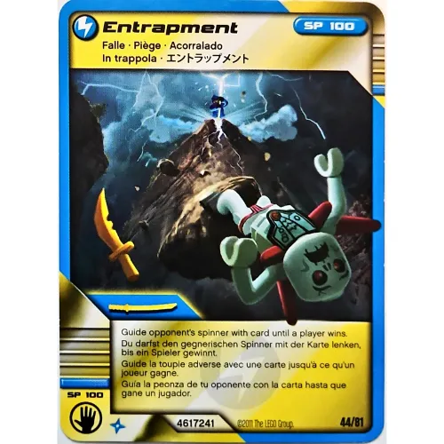 Trading Card, Ninjago Deck #1: 44 - Entrapment - International Version