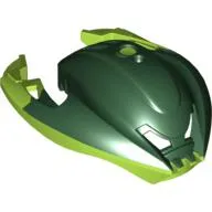 Large Figure Mask Baranus V7 Flip Mask with Marbled Lime Pattern