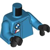 Torso, Racing Suit, BMW Logo, 'M' Print, Dark Azure, Black Hands