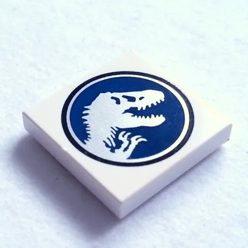 Tile 2 x 2 with Jurassic World Logo Print