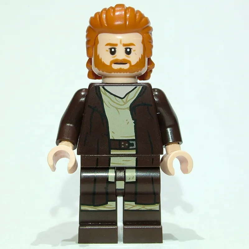 Obi-Wan Kenobi - Dark Brown Robe, Long Hair