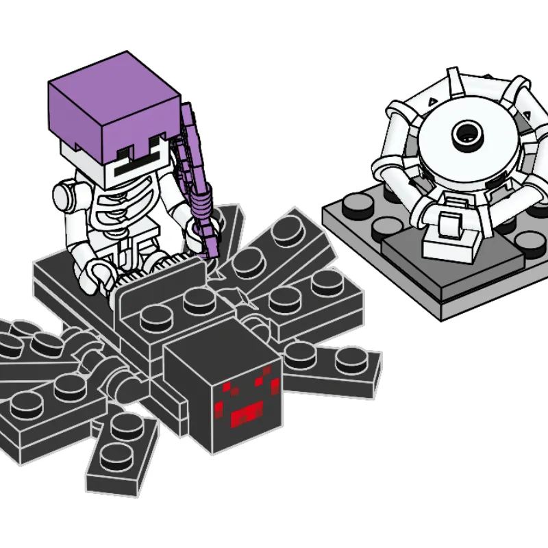 Skeleton with Spider and Spiderweb