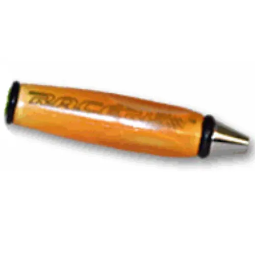 Pen Body, with Chrome Tip, Black Ends with 'RACERS' Print