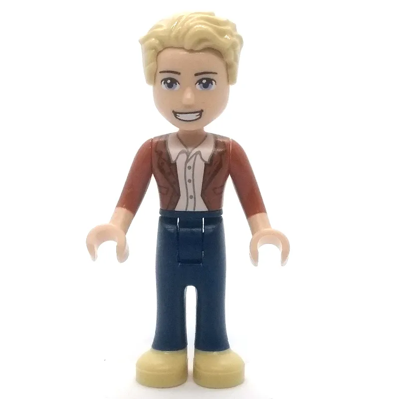 James - Dark Orange Jacket, Dark Blue Trousers