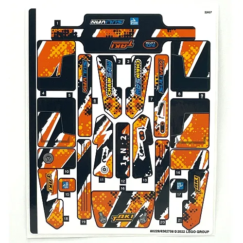 Sticker Sheet for Set 42139-1