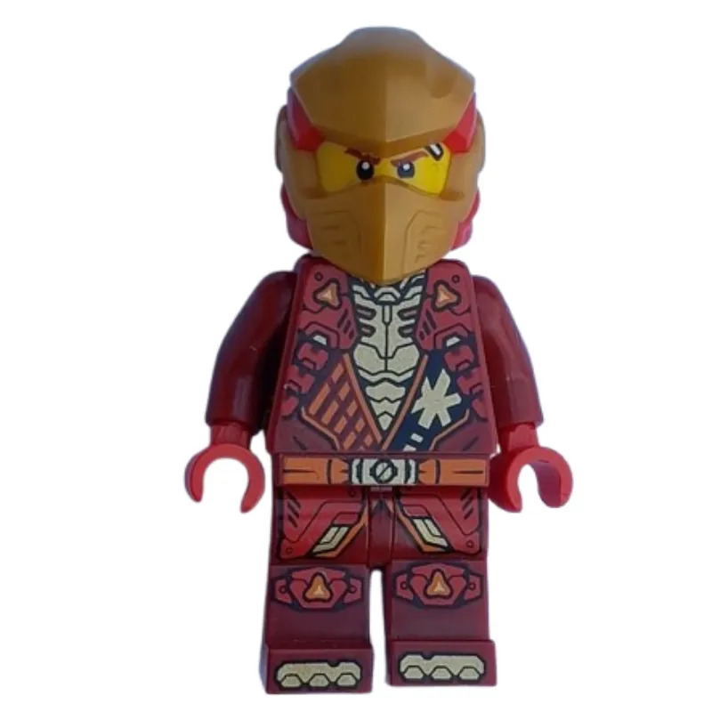 Kai, Dark Red Suit, Gold Helmet