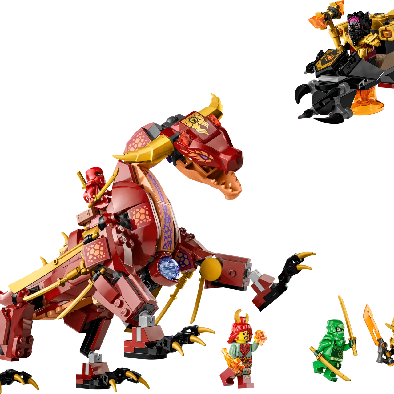 Heatwave Transforming Lava Dragon