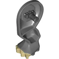 Animal Body Part, Dinosaur, Triceratops Leg, Right, Rear / Hind, with Pin, Tan Nails and Print