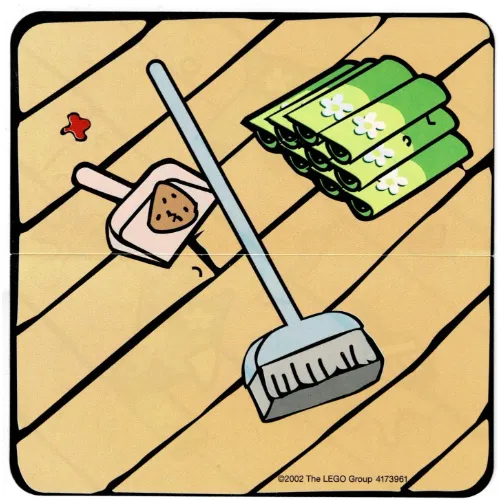 Duplo Playmat, Messy Floor / Tidy Floor