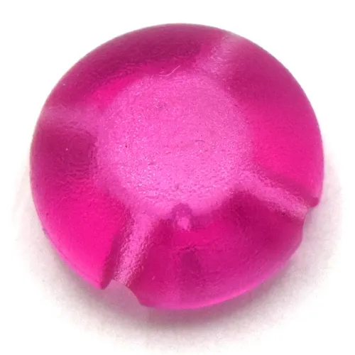 Clikits Icon, Round 2 x 2 Small with Hole [Frosted]