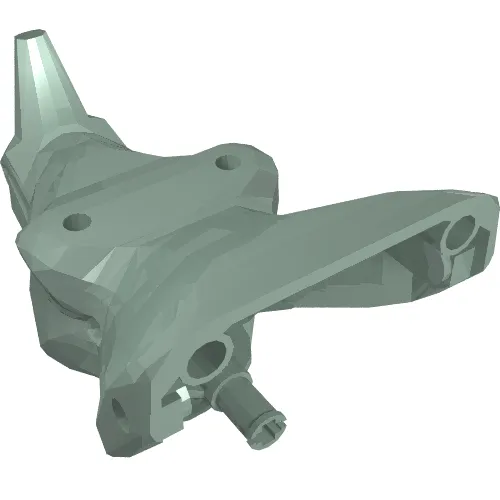 Animal Body Part, Dinosaur, Styracosaurus Head, Crested Neck and Nose Horn, with Pin