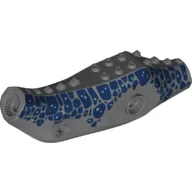 Animal Body Part, Dinosaur, Baryonyx Body with Dark Blue Spots, Dark Bluish Gray Back