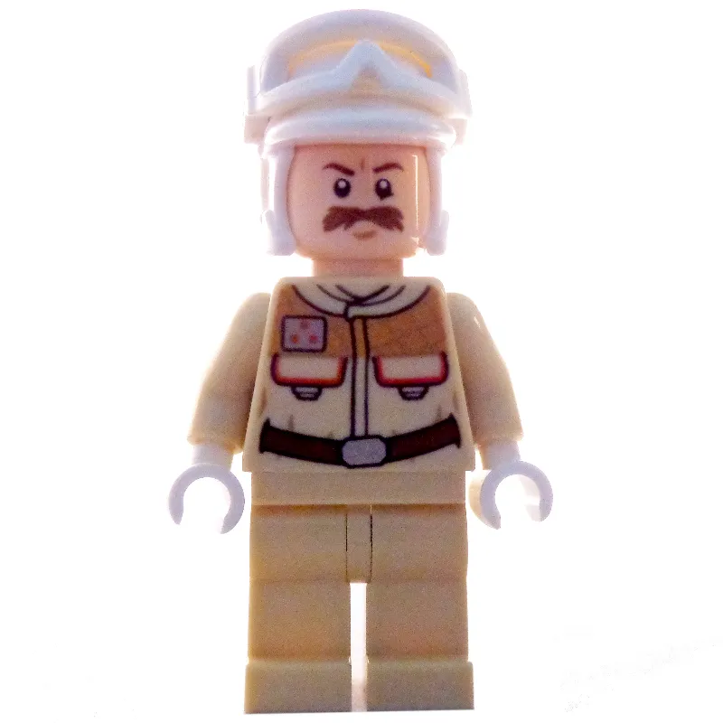 Rebel Officer in Hoth Outfit, White Hat