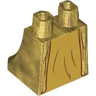 Hips and Legs Under Dress/Robe with Gold Dress, Dark Brown Trim print